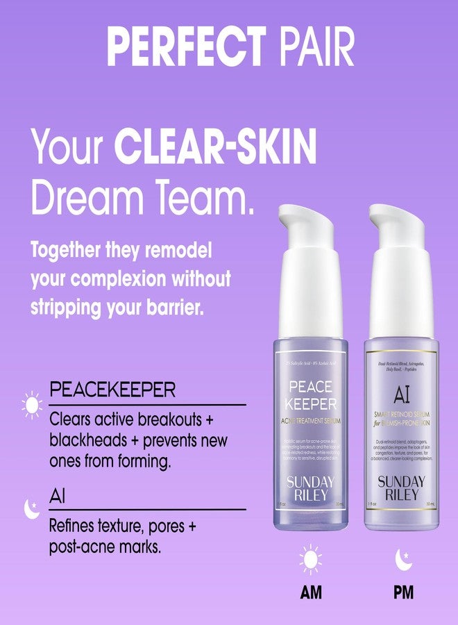 Sunday Riley Peacekeeper Azaleic and Salicylic Acid Acne Treatment Serum - Image 4
